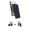 MARSİLYAN™- Galaxy S24 Ultra Kılıf İz Işık Koleksiyonu - Siyah Vanessa Magic Hayalet Cam + PVD Metal Kamera Lens - SH