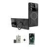 MARSİLYAN™- Galaxy S24 Ultra Kılıf Kıvılcım Modern Serisi - Siyah 360 Mat Full Body Arka Koruyucu + Bilvis Titan Kamera Lens - GD
