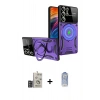 MARSİLYAN™- Galaxy S24 Ultra Kılıf Kıvılcım Modern Serisi - Siyah Joko Magic 5D Cam + Bilvis Titan Kamera Lens - DNMR