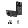 MARSİLYAN™- Galaxy S24 Ultra Kılıf Kıvılcım Modern Serisi - Siyah Joko Magic 5D Cam + PVD Metal Kamera Lens - SH