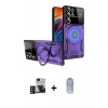 MARSİLYAN™- Galaxy S24 Ultra Kılıf Kıvılcım Modern Serisi - Siyah Joko Magic 5D Cam + PVD Metal Kamera Lens - DNMR