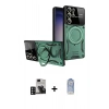MARSİLYAN™- Galaxy S24 Ultra Kılıf Kıvılcım Modern Serisi - Siyah Joko Magic 5D Cam + PVD Metal Kamera Lens - DNMR