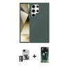 MARSİLYAN™- Galaxy S24 Ultra Kılıf Kozmos Yansıma Özel Seri - Şeffaf 360 Full Body Arka Koruyucu + PVD Metal Kamera Lens - PE