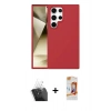MARSİLYAN™- Galaxy S24 Ultra Kılıf Kozmos Yansıma Özel Seri - Siyah AutoKit 5in1 Fiber Polymer Nano Ekran Koruyucu + Kamera Lens Koruma Cam - SF
