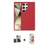 MARSİLYAN™- Galaxy S24 Ultra Kılıf Kozmos Yansıma Özel Seri - Siyah AutoKit 5in1 Fiber Polymer Nano Ekran Koruyucu + PVD Metal Kamera Lens - GD