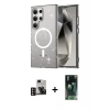 MARSİLYAN™- Galaxy S24 Ultra Kılıf Nova Asil Prime - Siyah 360 Mat Full Body Arka Koruyucu + PVD Metal Kamera Lens - DNMR