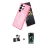 MARSİLYAN™- Galaxy S24 Ultra Kılıf Nova Asil Prime - Siyah 360 Mat Full Body Arka Koruyucu + PVD Metal Kamera Lens - DNMR