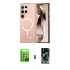 MARSİLYAN™- Galaxy S24 Ultra Kılıf Nova Asil Prime - Siyah 360 Mat Full Body Arka Koruyucu + Raze Metal Kamera Lens - GS