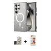 MARSİLYAN™- Galaxy S24 Ultra Kılıf Nova Asil Prime - Siyah AutoKit 5in1 Fiber Polymer Nano Ekran Koruyucu + Bilvis Titan Kamera Lens - DNMR