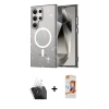 MARSİLYAN™- Galaxy S24 Ultra Kılıf Nova Asil Prime - Siyah AutoKit 5in1 Fiber Polymer Nano Ekran Koruyucu + Kamera Lens Koruma Cam - SF