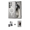 MARSİLYAN™- Galaxy S24 Ultra Kılıf Nova Asil Prime - Siyah Bilvis Hayalet Cam Ekran Koruyucu + PVD Metal Kamera Lens - PE