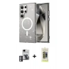 MARSİLYAN™- Galaxy S24 Ultra Kılıf Nova Asil Prime - Siyah Joko Magic 5D Hayalet Cam + PVD Metal Kamera Lens - PE