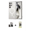 MARSİLYAN™- Galaxy S24 Ultra Kılıf Nova Asil Prime - Siyah Joko Magic 5D Hayalet Cam + PVD Metal Kamera Lens - GD