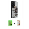 MARSİLYAN™- Galaxy S24 Ultra Kılıf Odak Klasik Serisi - Siyah AutoKit 5in1 Fiber Polymer Nano Ekran Koruyucu + Raze Metal Kamera Lens - SI