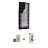 MARSİLYAN™- Galaxy S24 Ultra Kılıf Odak Klasik Serisi - Siyah AutoKit 5in1 Fiber Polymer Nano Ekran Koruyucu + Bilvis Titan Kamera Lens - GD
