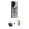 MARSİLYAN™- Galaxy S24 Ultra Kılıf Odak Klasik Serisi - Siyah AutoKit 5in1 Fiber Polymer Nano Ekran Koruyucu + Kamera Lens Koruma Cam - SF