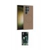 MARSİLYAN™- Galaxy S24 Ultra Kılıf Siluet Doku Özel Seri - Şeffaf 360 Full Body Arka Koruyucu