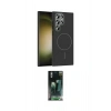MARSİLYAN™- Galaxy S24 Ultra Kılıf Siluet Doku Özel Seri - Şeffaf 360 Full Body Arka Koruyucu