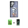 MARSİLYAN™- Galaxy S24 Ultra Kılıf Siluet Modern Özel Seri - Şeffaf 360 Full Body Arka Koruyucu + Raze Metal Kamera Lens - GI