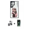 MARSİLYAN™- Galaxy S24 Ultra Kılıf Siluet Modern Özel Seri - Şeffaf 360 Full Body Arka Koruyucu + PVD Metal Kamera Lens - PE