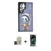 MARSİLYAN™- Galaxy S24 Ultra Kılıf Siluet Modern Özel Seri - Siyah 360 Mat Full Body Arka Koruyucu + Bilvis Titan Kamera Lens - GD