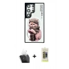 MARSİLYAN™- Galaxy S24 Ultra Kılıf Siluet Modern Özel Seri - Siyah Joko Magic 5D Hayalet Cam + Kamera Lens Koruma Cam - SF