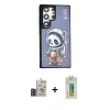 MARSİLYAN™- Galaxy S24 Ultra Kılıf Siluet Modern Özel Seri - Siyah Polymer Nano Ekran Koruyucu + Bilvis Titan Kamera Lens - DNMR