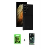 MARSİLYAN™- Galaxy S24 Ultra Kılıf Vadi Çizgi Prime - Şeffaf 360 Full Body Arka Koruyucu + Raze Metal Kamera Lens - SH