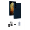 MARSİLYAN™- Galaxy S24 Ultra Kılıf Vadi Çizgi Prime - Siyah Joko Magic 5D Cam + PVD Metal Kamera Lens - PE