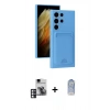 MARSİLYAN™- Galaxy S24 Ultra Kılıf Vadi Çizgi Prime - Siyah Joko Magic 5D Cam + PVD Metal Kamera Lens - PE