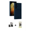 MARSİLYAN™- Galaxy S24 Ultra Kılıf Vadi Çizgi Prime - Siyah Joko Magic 5D Hayalet Cam + PVD Metal Kamera Lens - DNMR