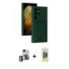 MARSİLYAN™- Galaxy S24 Ultra Kılıf Vadi Çizgi Prime - Siyah Joko Magic 5D Hayalet Cam + PVD Metal Kamera Lens - PE