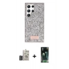 MARSİLYAN™- Galaxy S24 Ultra Kılıf Vadi Klasik Serisi - Şeffaf 360 Full Body Arka Koruyucu + Bilvis Titan Kamera Lens - DNMR