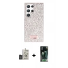 MARSİLYAN™- Galaxy S24 Ultra Kılıf Vadi Klasik Serisi - Şeffaf 360 Full Body Arka Koruyucu + Bilvis Titan Kamera Lens - DNMR