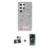 MARSİLYAN™- Galaxy S24 Ultra Kılıf Vadi Klasik Serisi - Şeffaf 360 Full Body Arka Koruyucu + PVD Metal Kamera Lens - DNMR