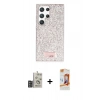 MARSİLYAN™- Galaxy S24 Ultra Kılıf Vadi Klasik Serisi - Siyah AutoKit 5in1 Fiber Polymer Nano Ekran Koruyucu + Bilvis Titan Kamera Lens - DNMR