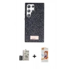 MARSİLYAN™- Galaxy S24 Ultra Kılıf Vadi Klasik Serisi - Siyah AutoKit 5in1 Fiber Polymer Nano Ekran Koruyucu + Bilvis Titan Kamera Lens - DNMR
