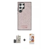MARSİLYAN™- Galaxy S24 Ultra Kılıf Vadi Klasik Serisi - Siyah AutoKit 5in1 Fiber Polymer Nano Ekran Koruyucu + Bilvis Titan Kamera Lens - DNMR