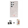 MARSİLYAN™- Galaxy S24 Ultra Kılıf Vadi Klasik Serisi - Siyah AutoKit 5in1 Fiber Polymer Nano Ekran Koruyucu + PVD Metal Kamera Lens - GD