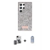 MARSİLYAN™- Galaxy S24 Ultra Kılıf Vadi Klasik Serisi - Siyah Joko Magic 5D Cam + PVD Metal Kamera Lens - PE
