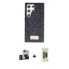 MARSİLYAN™- Galaxy S24 Ultra Kılıf Vadi Klasik Serisi - Siyah Joko Magic 5D Hayalet Cam + PVD Metal Kamera Lens - DNMR