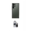MARSİLYAN™- Galaxy S24 Ultra Kılıf Vadi Minimal - Siyah Vanessa Magic Hayalet Cam