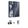 MARSİLYAN™- Galaxy S24 Ultra Kılıf Yadigar Asil Koleksiyonu - Siyah Durable Full Glue Curved Cam + PVD Metal Kamera Lens - GD