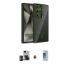 MARSİLYAN™- Galaxy S24 Ultra Kılıf Yadigar Asil Koleksiyonu - Siyah Durable Full Glue Curved Cam + PVD Metal Kamera Lens - DNMR