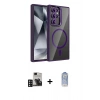 MARSİLYAN™- Galaxy S24 Ultra Kılıf Yadigar Asil Koleksiyonu - Siyah Joko Magic 5D Cam + PVD Metal Kamera Lens - DNMR
