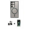 MARSİLYAN™- Galaxy S24 Ultra Kılıf Yadigar Klasik Özel Seri - Şeffaf 360 Full Body Arka Koruyucu + PVD Metal Kamera Lens - DNMR
