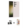 MARSİLYAN™- Galaxy S24 Ultra Kılıf Yankı Form Serisi - Siyah AutoKit 5in1 Fiber Polymer Nano Ekran Koruyucu + PVD Metal Kamera Lens - DNMR