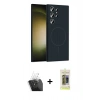 MARSİLYAN™- Galaxy S24 Ultra Kılıf Yankı Form Serisi - Siyah Joko Magic 5D Hayalet Cam + Kamera Lens Koruma Cam - SF