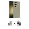 MARSİLYAN™- Galaxy S24 Ultra Kılıf Yankı Form Serisi - Siyah Vanessa Magic Hayalet Cam + Bilvis Titan Kamera Lens - DNMR