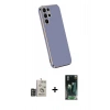 MARSİLYAN™- Galaxy S24 Ultra Kılıf Yankı Serisi - Şeffaf 360 Full Body Arka Koruyucu + Bilvis Titan Kamera Lens - DNMR
